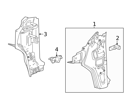 Hinge Pillar for 2018 Cadillac XT5 #0