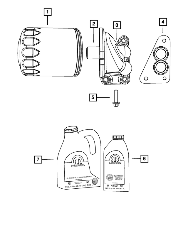 68518205AA - : 5w30 Engine Oil for Mopar Image