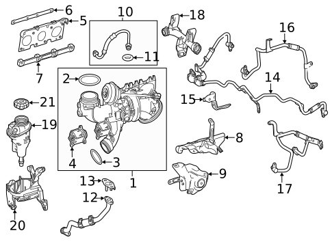 Exhaust Manifold for 2019 Mercedes-Benz SLC43 AMG #0