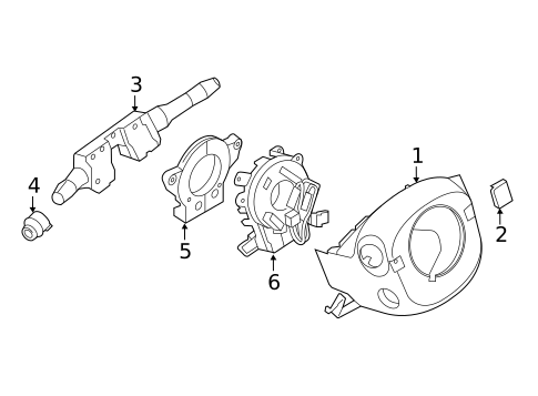 Shroud, Switches & Levers for 2014 Nissan Pathfinder #0