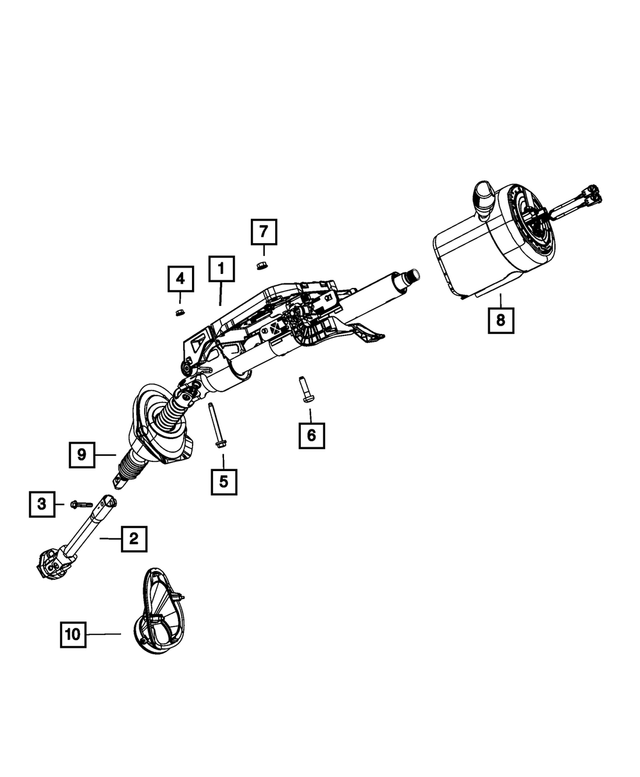 5057589AD - Steering: Steering Column for Mopar Image image