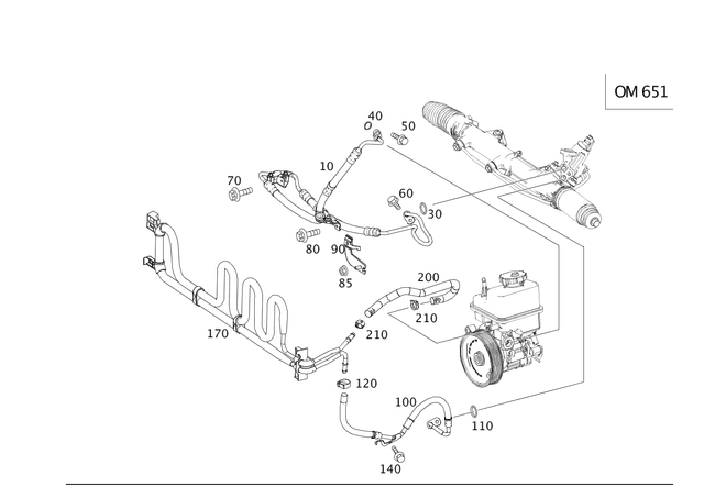 159972245 - Steering: O-Ring for Mercedes-Benz Image image