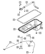 68038180AA - 6.7L Turbo Diesel; Engine: Double Ended Stud, Mounting for Mopar Image