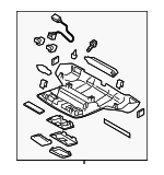 87505AL19BME - : Overhead Console for Subaru: Legacy, Outback Image