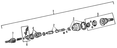 Axle Shafts & Joints for 1995 Dodge Grand Caravan #0