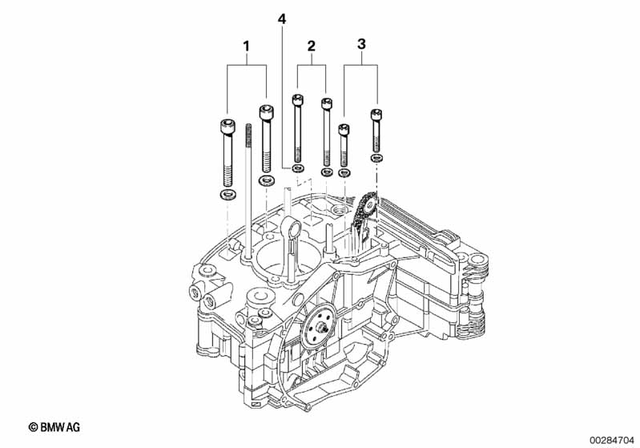 11117676886 - Engine: Isa Screw with Washer - M10X100 for BMW-Motorrad Image