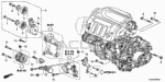 90051PE0000 - Engine: BOLT, FLANGE (12X70) for Acura Image