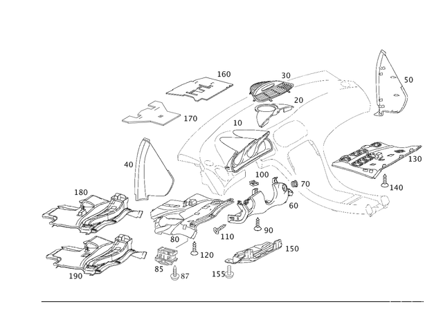 2306802536 - Panelling: Cover for Mercedes-Benz: SL500, SL55 AMG, SL550, SL600, SL63 AMG, SL65 AMG Image image