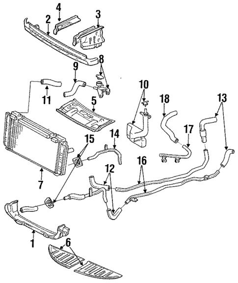 Radiator & Components for 1993 Toyota MR2 #0