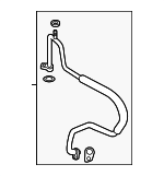 YF38186 - HVAC: Motorcraftâ„¢ Rear AC Tube for Ford Image