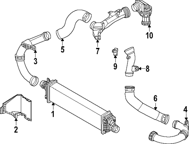 144616SX7A - Cooling System: Inter-cooler for INFINITI: QX60 Image