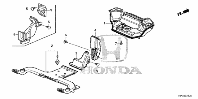 Duct for 2013 Honda CR-V #0