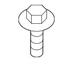 9010908307 - Body: Lower Tie Bar Bolt for Lexus: ES250, ES300h, ES350, LC500, LC500h, LS500, LS500h Image