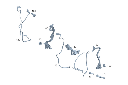 Front Axle Wiring for 2018 Mercedes-Benz GLC63 AMG S #0
