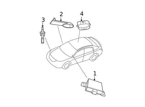 Alarm System for 2010 Chrysler Sebring #0