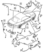 5059076AB - : Fuel Module Wiring, Export for Chrysler: Sebring | Dodge: Stratus Image