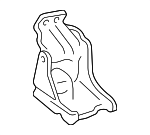 F75Z7842900AD - Body: Hinge for Ford Image