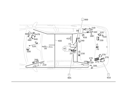 Antenna, Antenna Amplifier and Wiring Harnesses for 2016 Mercedes-Benz E250 #0