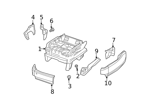 Tracks & Components for 2008 Chrysler Pacifica #0