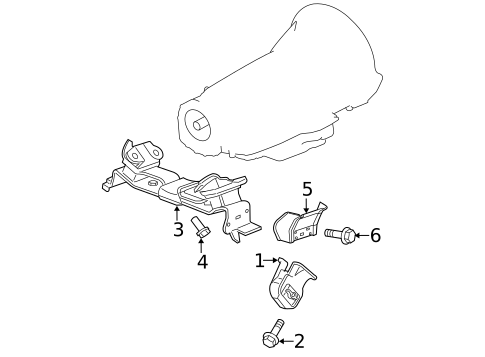 Engine & Trans Mounting for 2009 Jeep Commander #0