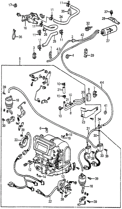 Heater Unit - Water Valve for 1984 Honda Accord #0