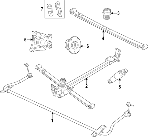 Rear Suspension for 2024 Ram ProMaster EV #0