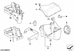 12907521582 - Engine Electrical System: Cover Electronic-Box for BMW Image