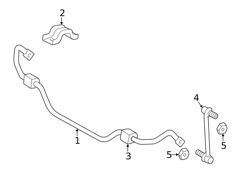 Stabilizer Bar & Components for 2002 Toyota Prius #0