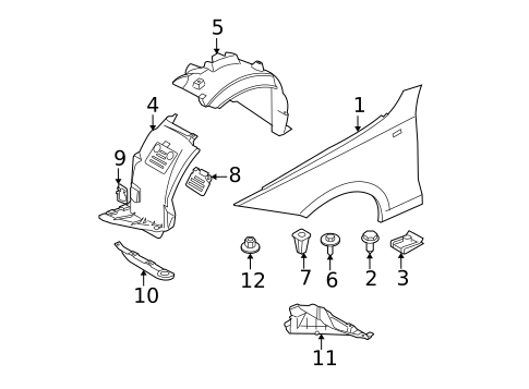 Fender & Components for 2011 BMW 328i xDrive #0