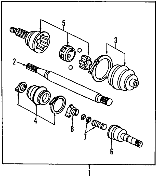 4367027 - Suspension: Cv Joint Kit for Mopar Image