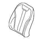 52107412709 - Body: Seat Back Cover for BMW: 530e, 530e xDrive, 530i, 530i xDrive, 540d xDrive, 540i, 540i xDrive, 740e xDrive, 740i, 740i xDrive, 745e xDrive, 750i, 750i xDrive, M550i xDrive, M760i xDrive Image