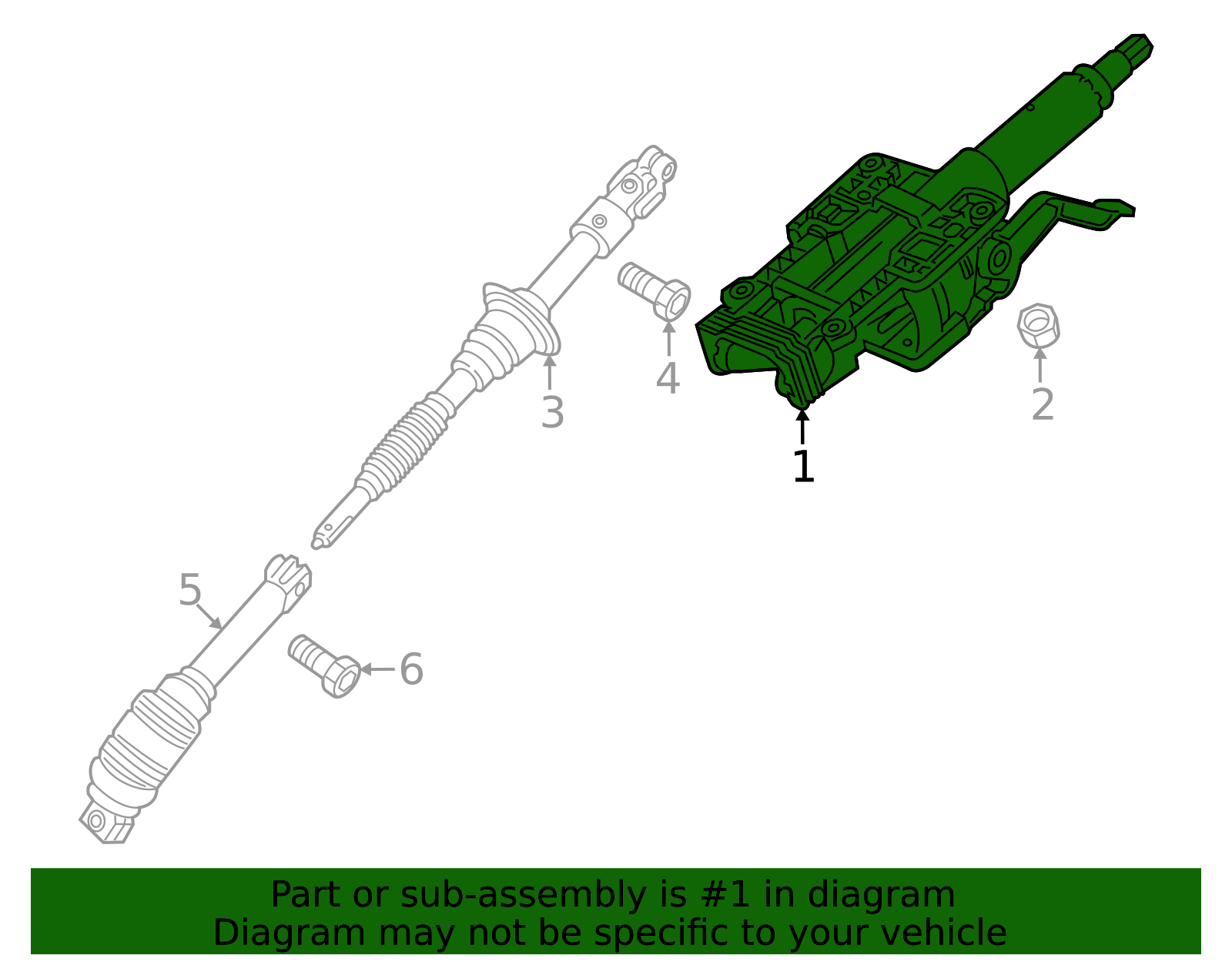 2023-2026 GM F Column 85787311 | OEM Parts Online