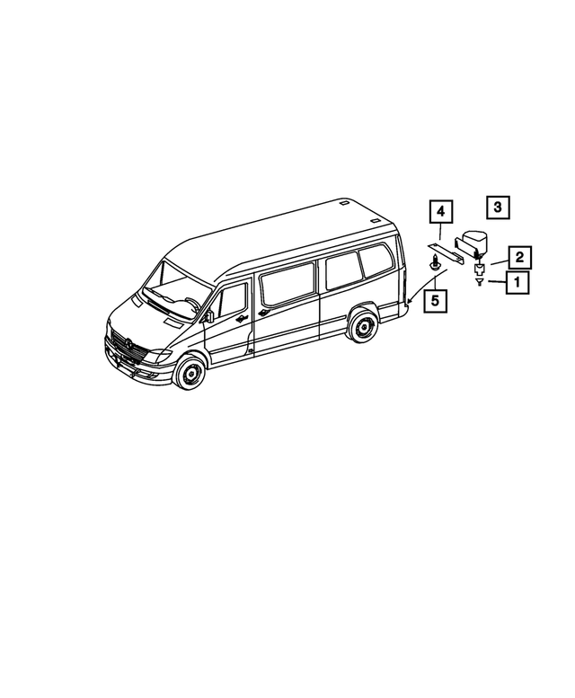 68058658AA - Electrical: Horn for Mopar Image