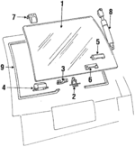 E2DZ7442006A - Body: Movable Glass for Mercury: Marquis Image
