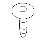 51642752568 - Cooling System: Fan Assembly Screw for Mini: Cooper, Cooper Countryman, Cooper Paceman Image