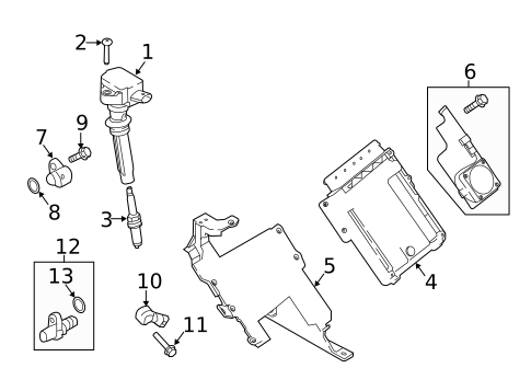 IGNITION SYSTEM for 2019 Jaguar F-Type #0