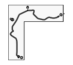 924405RL0A - HVAC: Press Line Assembly for Nissan: Kicks, Kicks Play, Versa Image
