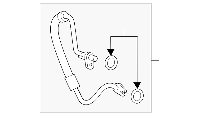 Discharge Hose - Nissan (92490-5RL0A)