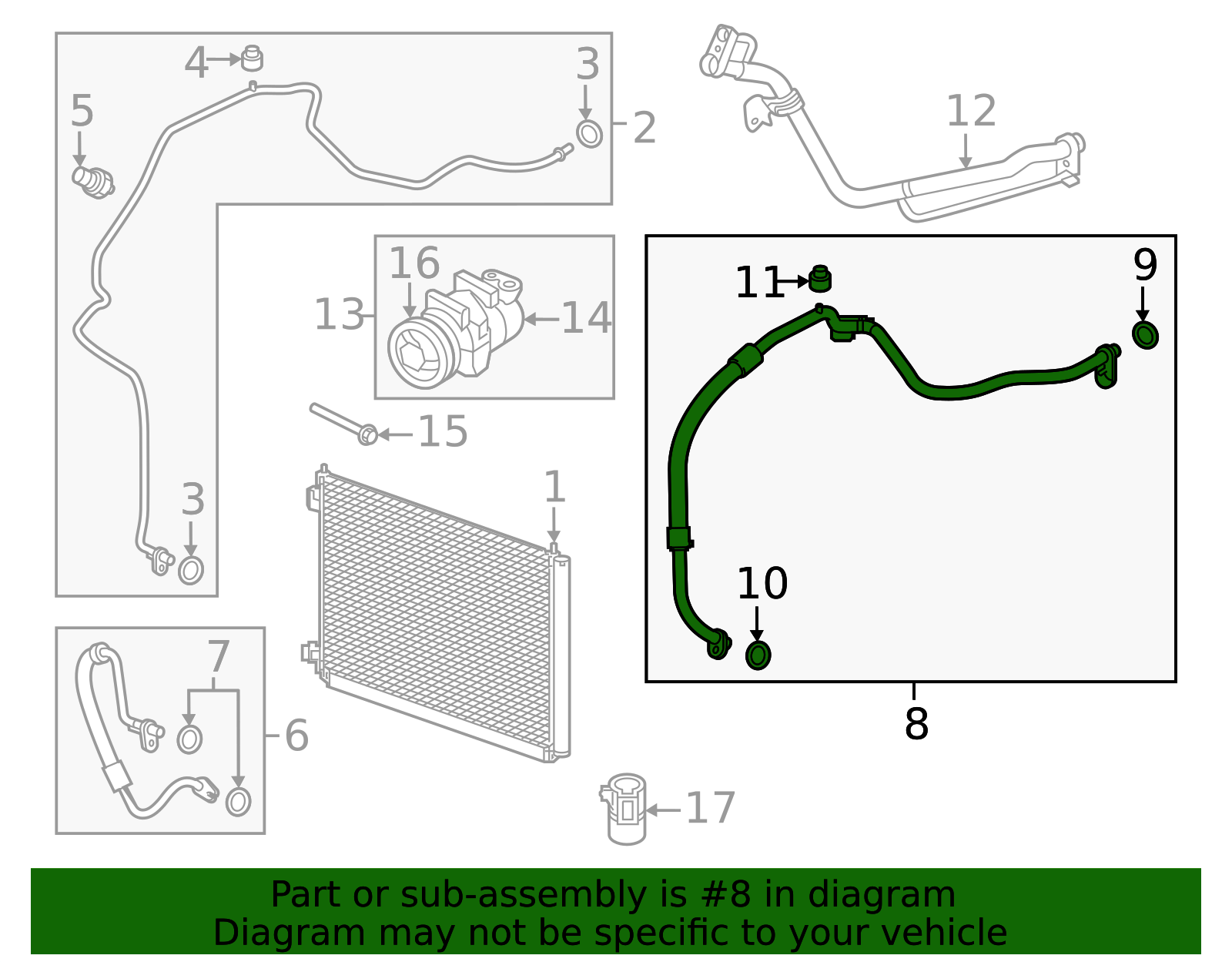 Suction Hose - Nissan (92480-5RL0A)