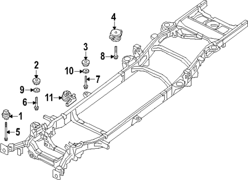 Frame & Components for 2025 Ram 1500 #1