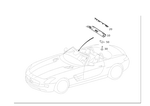 1977700222 - Soft Top: Mount for Mercedes-Benz Image