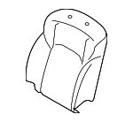 876611LL6A - Body: Seat Back Pad for Nissan: Armada Image