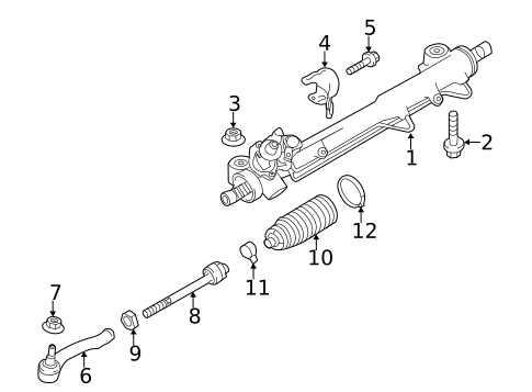Steering Gear & Linkage for 2016 Porsche Panamera #0