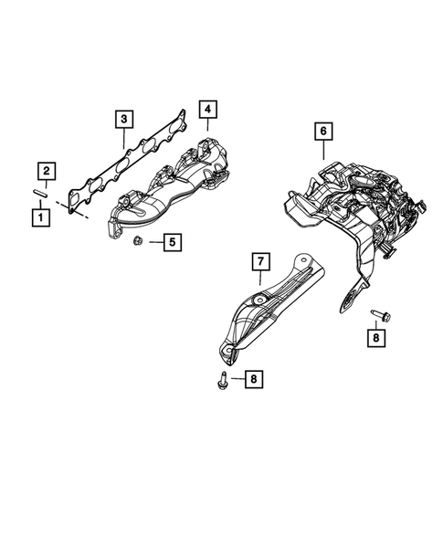 Manifolds and Vacuum Fittings for 2014 Dodge Journey #0