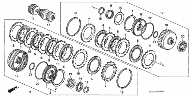 AT Clutch (2) for 1991 Acura NSX #0