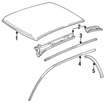 64611SP1300ZZ - : Inner Rail for Acura Image