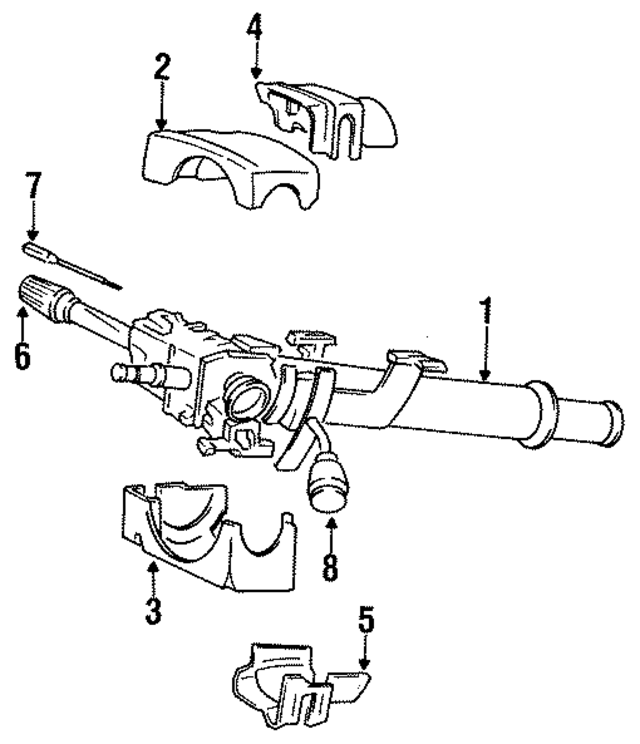 52077705 - Steering: Steering Column for Mopar Image