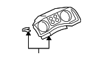 MR402460 - Body: Cluster Visor for Mitsubishi Image