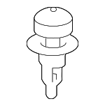 533840R010 - Body: Upper Grille Cushion for Lexus: ES300h, ES350 Image