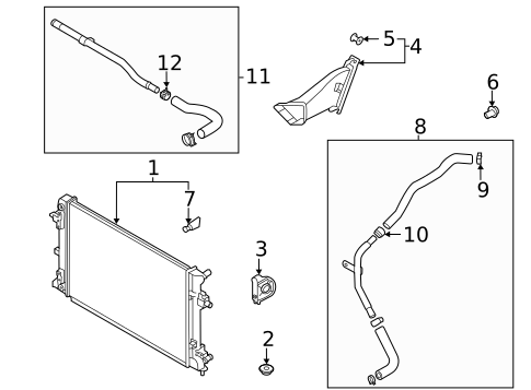 Radiator & Components for 2019 Kia Niro EV #0